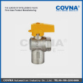 CE Brass nickel plated butterfly handle gas valve